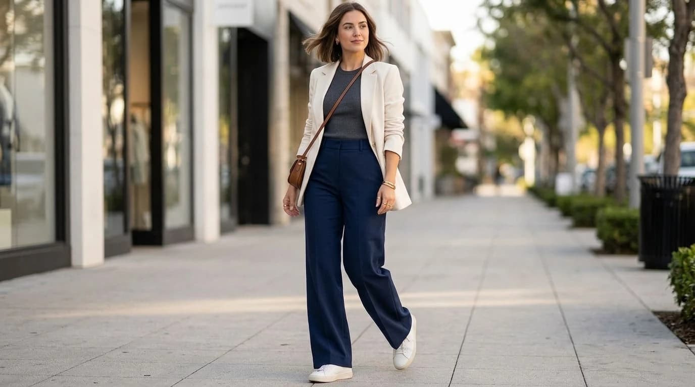 How I Style Wide-Leg Pants Without Looking Too Baggy