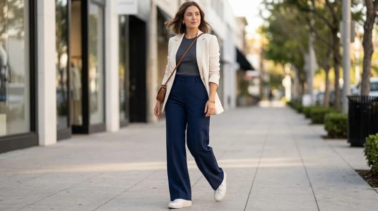 How I Style Wide-Leg Pants Without Looking Too Baggy